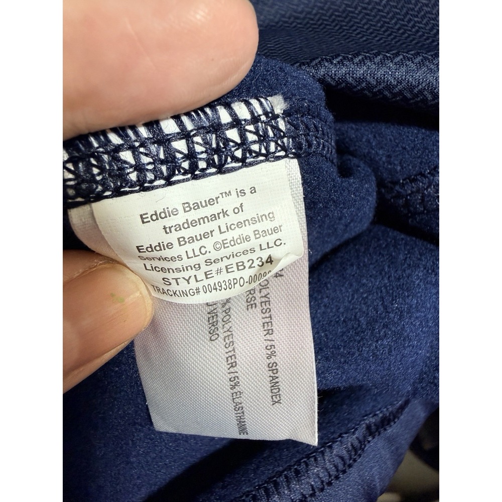 Eddie Bauer Jacket Mens Quarter Zip Performance Fleece Pullover TEGNA EB234 - Picture 5 of 9